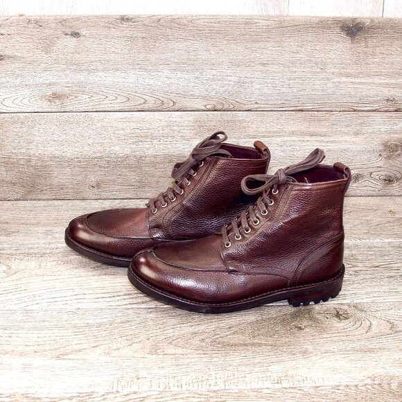 * NIB * $445 Allen Edmonds RAINIER 8 D Boots Brown Factory 2nds * add $15 Trees - Picture 7 of 14